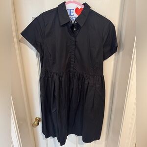 Hatch Maternity Black Shirt Dress